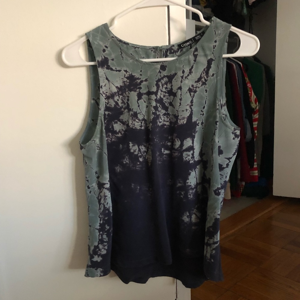 Tie Dye Silk Tank - Gypsy 05